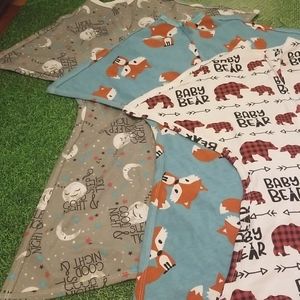 Set of 3 Sleeping Baby zippadee zip sleep sacks size small